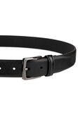 32mm Saffiano Dress Belt, Black view# 2
