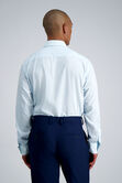 Smart Wash&reg; Dress Shirt - Blue Graph Check, Sky view# 2