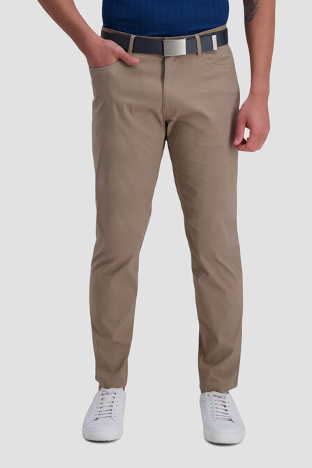 The Active Series&trade; City Flex 5-Pocket Traveler Pant, Khaki view# 1