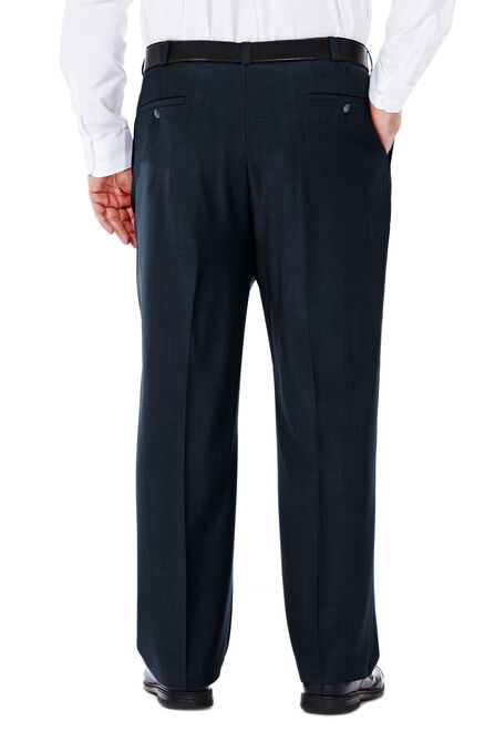 Big &amp; Tall E-CLO&trade; Stria Dress Pant, Navy view# 3