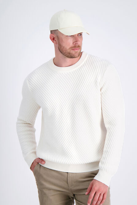 Long Sleeve Crewneck Sweater, Winter White view# 1