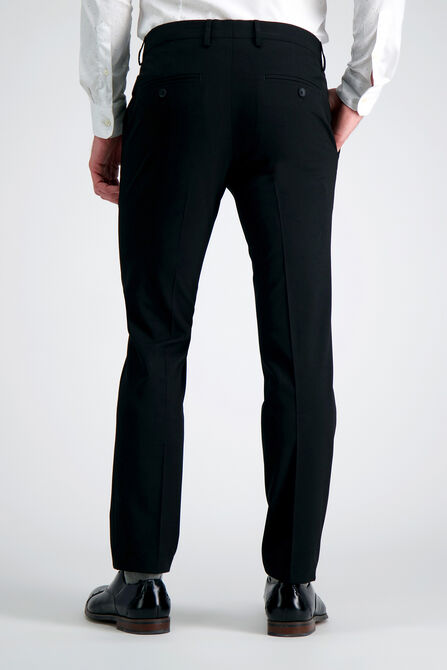 J.M. Haggar 4-Way Dress Pant, Black view# 4