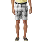 Cool 18&reg; Pro Tonal Plaid Short, Black view# 1