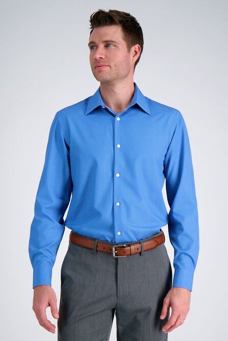 Smart Wash&reg; Dress Shirt - Navy,  Navy view# 1