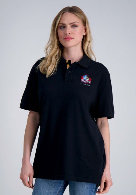 Pro Football Hall of Fame X Haggar - Vintage Wash Polo, Black