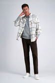 Stretch Corduroy Chino Pant, Heather Brown view# 5