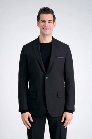 Smart Wash&reg; Suit Jacket, Black