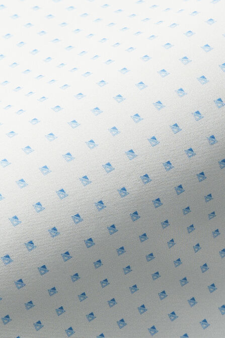 Short Sleeve Seersucker Performance Button-Down Shirt, Lt Blue view# 5