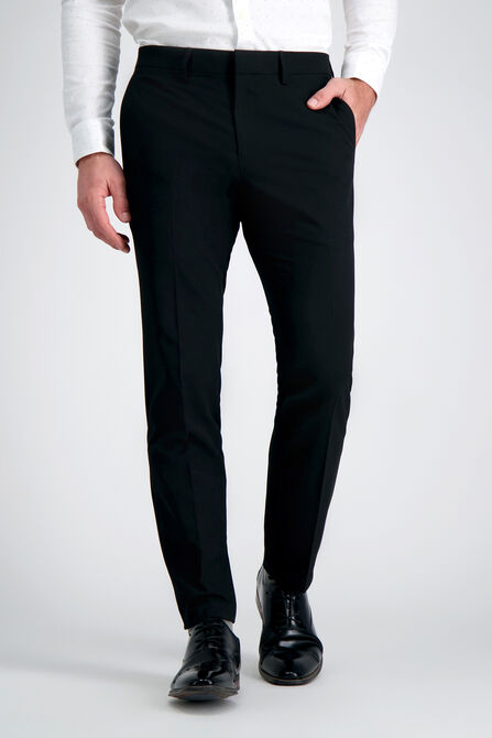 J.M. Haggar 4-Way Dress Pant, Black view# 2