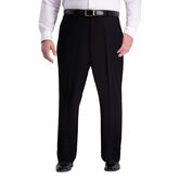 Big &amp; Tall J.M. Haggar 4-Way Stretch Dress Pant, Black view# 1