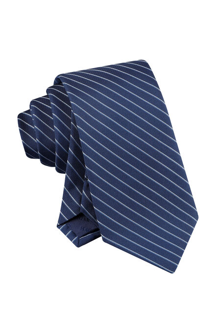 Tadeo Pin Stripe Tie, BLUE view# 4