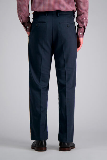 Premium Comfort Tonal Grid Dress Pant, Black view# 3