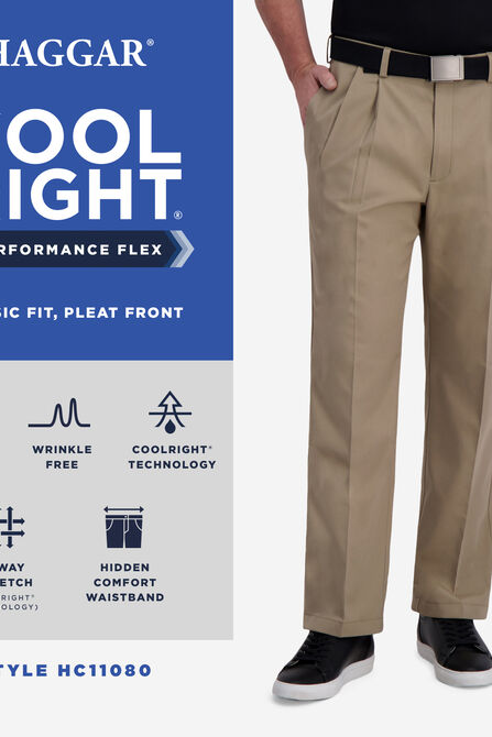 Cool Right&reg; Performance Flex Pant, Heather Grey view# 5