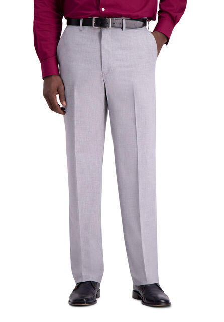 J.M. Haggar 4-Way Stretch Dress Pant, Light Grey