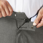 Big &amp; Tall J.M. Haggar Dress Pant - Sharkskin, Med Grey view# 4