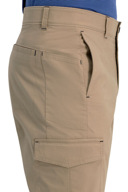 Haggar&reg;  The Active Series&trade;  Urban Utility Straight Fit Cargo Pant, Khaki view# 4