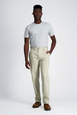 Wrinkle Free Performance Khaki Pant, Sand view# 1