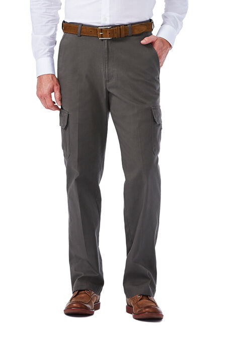 Stretch Comfort Cargo Pant, Medium Grey view# 1