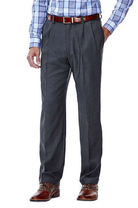 E-CLO&trade; Stria Dress Pant, Med Grey view# 1