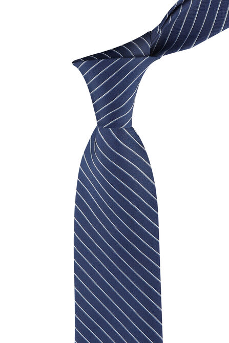 Tadeo Pin Stripe Tie, BLUE view# 5