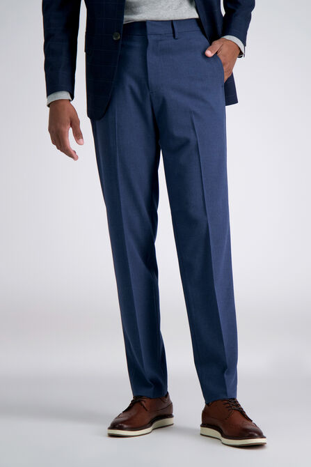 J.M. Haggar 4 Way Stretch Dress Pant,  Blue Heather view# 2