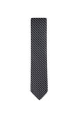 Tadeo Pin Stripe Tie, Black view# 2