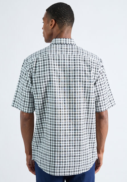 Life Khaki&trade; Short Sleeve Button-Down Linen Shirt, White