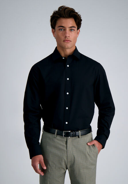 Premium Comfort Dress Shirt - Black, Black