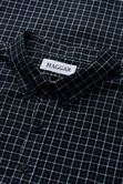 Big &amp; Tall Short Sleeve Button-Down Linen Shirt, Black view# 4