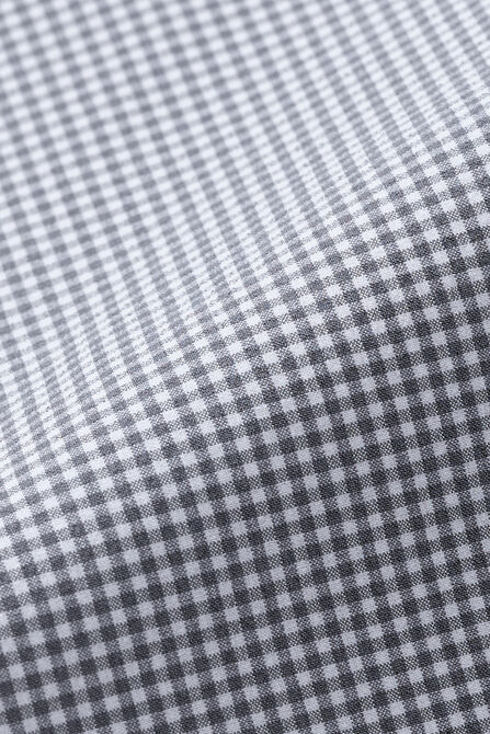 Smart Wash&reg; Dress Shirt - Grey Check, Grey view# 5