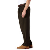 Big &amp; Tall E-CLO&trade; Stria Dress Pant, Dark Green view# 5