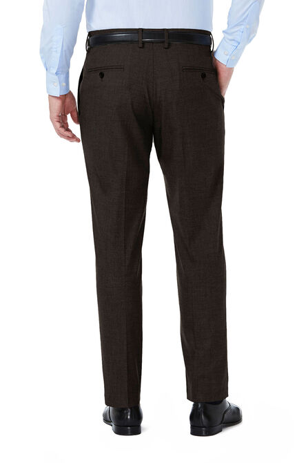 J.M. Haggar Premium Stretch Suit Pant, Chocolate view# 3