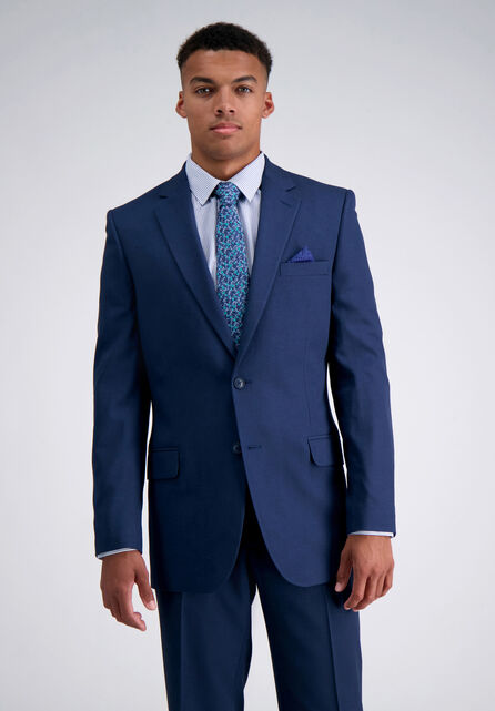 Travel Performance Suit Jacket, Navy