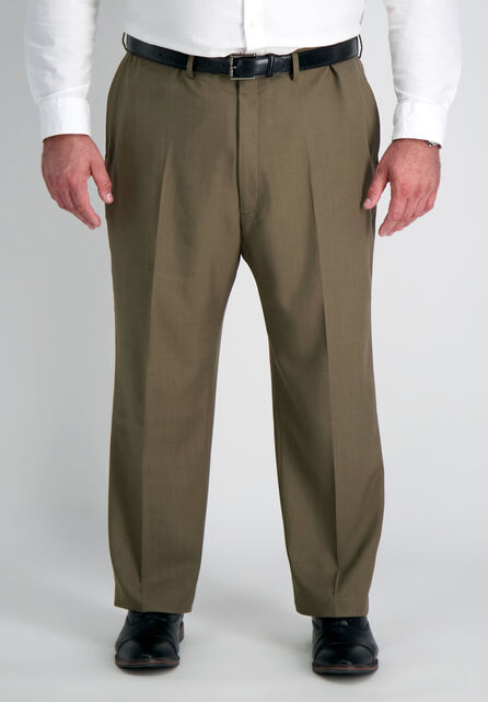 Big &amp; Tall E-CLO&trade; Stria Dress Pant, Khaki