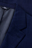 J.M. Haggar Large Tonal Plaid Sport Coat, Navy view# 3