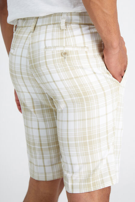 Cool 18&reg; Pro Tonal Plaid Short, Stone view# 5