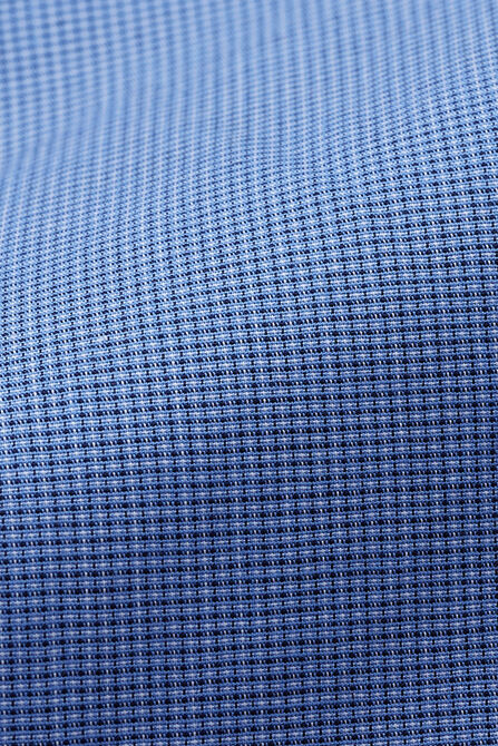 Premium Comfort Dress Shirt - Blue Dobby, Cobalt view# 6