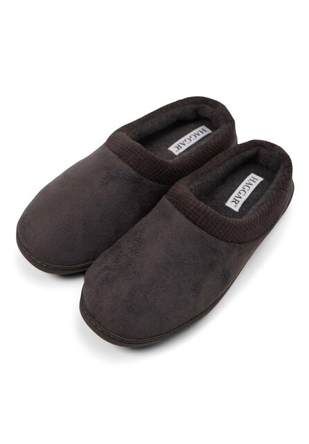 Microsuede Contrast Clog, Graphite