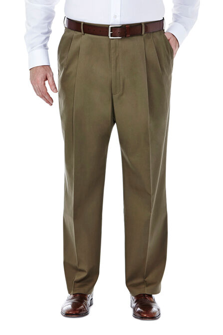 Big &amp; Tall Premium No Iron Khaki, Toast view# 1