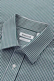 Premium Comfort Dress Shirt - Dark Green Plaid, Dark Green view# 5