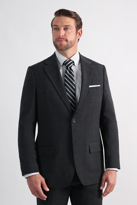 J.M. Haggar Wool Windowpane Suit Jacket,  view# 2