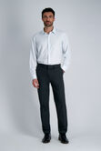 Smart Wash&reg; Dress Shirt - Blue Check, Sky view# 3