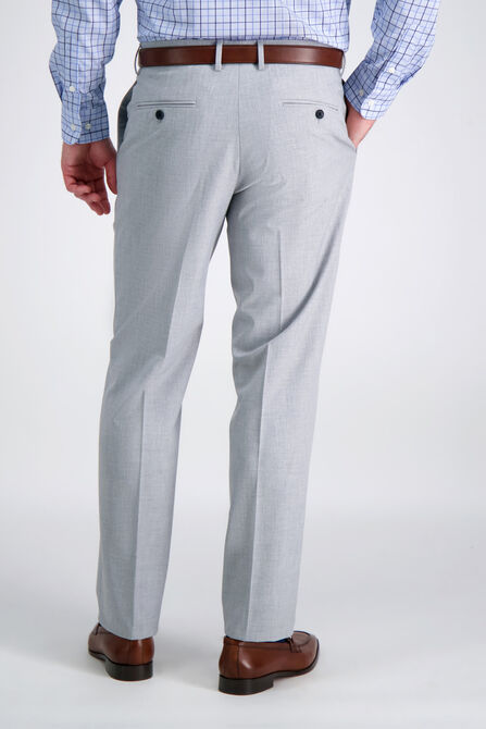 J.M. Haggar 4-Way Stretch Dress Pant, Light Grey view# 4