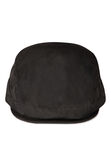 Side Seamed Flat Cap, Black view# 3