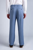Premium Comfort Tonal Plaid Dress Pant, Chambray view# 4