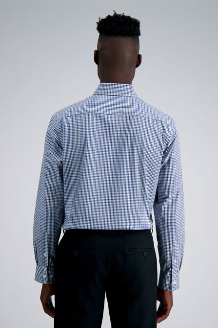 Premium Comfort Dress Shirt - Blue Plaid, BLUE view# 2