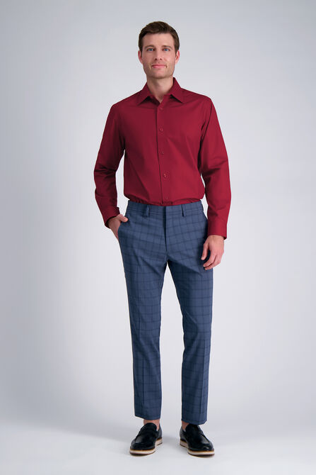 Premium Comfort Dress Shirt - Dark Red, Dark Red view# 3