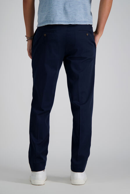 Premium No Iron Khaki Pant, Dark Navy view# 4