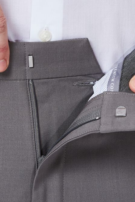 Premium Comfort Dress Pant, Med Grey view# 4