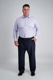 Big &amp; Tall J.M. Haggar Dress Pant - Sharkskin, Dark Navy view# 1